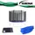 Terena Sicherheitsnetz + Federabdeckung Trampolin Blau/Schwarz 3,05 m