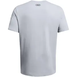 Under Armour Foundation Sportshirt Herren 011 mod gray medium heather/black L
