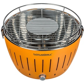 LotusGrill Holzkohlegrill S mandarinenorange inkl. USB Anschluss