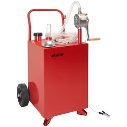 VEVOR 75L Kraftstofftrolley Kraftstoffkanister Benzinkanister manuelle Pumpe