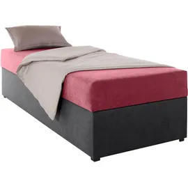 MAINTAL Polsterliege Diana 83 x 203 cm rot/schwarz