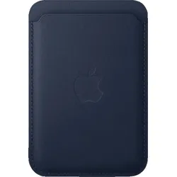 APPLE Feingewebe Wallet mit MagSafe, Backcover, Apple, iPhone Modelle: 12 - 16, Tiefblau