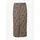 Comma, Midirock Jeansrock Bedruckt Beige/Mehrfarbig 44