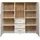 trendteam Shade Highboard 159 x 140 x 41 cm Weiß