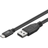 goobay USB Kabel 1,8 m USB 2.0 USB A Transparent