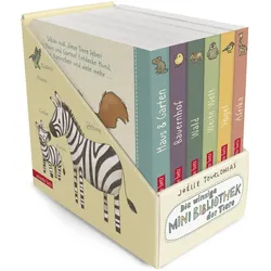 Die winzige Mini-Bibliothek der Tiere - 6 Mini-Pappbilderbücher im Schuber (Die große Mini-Bibliothek der Wörter)