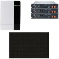 PYLONTECH 4kWp PV Komplettanlage mit Glas Glas Modulen und 7,2 kWh Solarspeicher