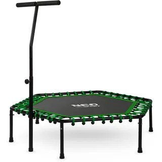 Neo-Sport Fitnesstrampolin mit Haltegriff 127 cm Neo-Sport - sechseckig grün grün