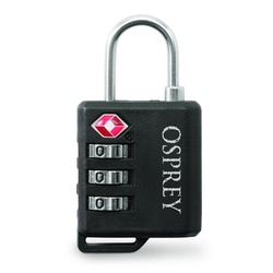 Osprey Padlock, O/S - Black