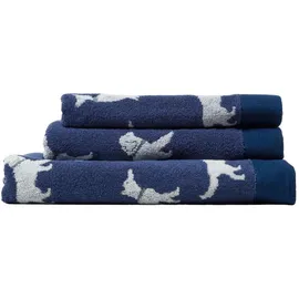 Homescapes Frottee-Handtuch 50 x 85 cm blau