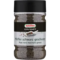 Kotanyi Pfeffer schwarz geschrotet Gewürze für Großverbraucher und Gastronomie, 630 g