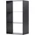 Magnus Brennholzregal R147 Stahl 45 x 30 x 80 cm Schwarz