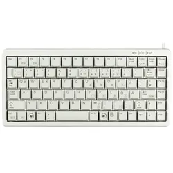 Cherry G84-4100 Compact Kabelgebundene Tastatur FR Layout USB hellgrau