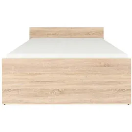 Livetastic Bett Nepo Plus 120 x 200 cm Eiche massiv natur