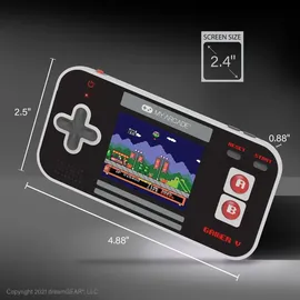 My Arcade Gamer V Classic 220-in-1 0 GB Rot/Schwarz + 1 Controller