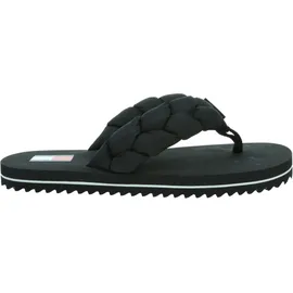 Tommy Hilfiger Braided Thong Beach Sandal Schwarz 41