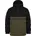 Anorak Herren Schwarz/Olive Nacht XS