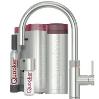 quooker deutschland gmbh Quooker Flex Set mit COMBI+ Reservoir & CUBE Voll-Edelstahl **inkl. CUBE Filter Starter Paket** FXRSST COMBI+ CUBE2 *inkl. 7 JAHRE GARANTIE*