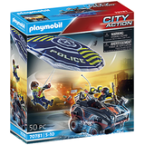 Playmobil City Action Polizei-Fallschirm: Verfolgung des Amphibien-Fahrzeugs 70781