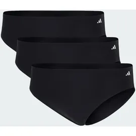 adidas Bikinislip 3 St. Schwarz M