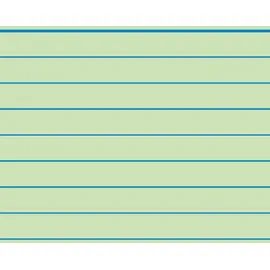Brunnen Karteikarten A8 liniert grün