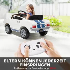 aiyaplay Kinder Elektroauto Ford Shelby GT 350 12V weiß (1-tlg)