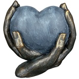 Gilde Skulptur Herz in Händen