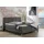 Home Affaire Boxspringbett HOME AFFAIRE "Cecina", grau (anthrazit), B:122cm L:210cm, Struktur fein (100% Polyester), Komplettbetten, Boxspringbett, in 5 Breiten, 3 Ausführungen, 2 Härtegrade, Knopfheftung, Topper