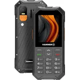 Hammer 6 LTE Handy - Wasserdicht, Stoßfest, Langlebiger Akku 2500mAh - Schwarz