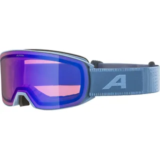 Alpina Unisex, Skibrille, smoke-blue matt, M