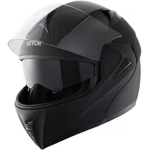 Vevor Motorradhelm Schwarz M