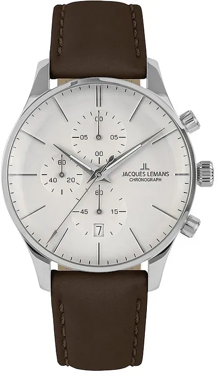 Jacques Lemans Chronograph Classic 1-2163B - silber