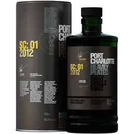 Bruichladdich Distillery Port Charlotte SC:01 2012 Heavily Peated Islay Single Malt 55,2% vol 0,7 l Geschenkbox