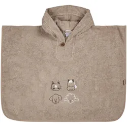 Sterntaler Bade-Poncho, braun