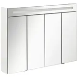 Fackelmann Twindy 110 cm silberfarben/weiß