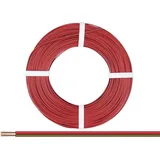 Donau Elektronik 218-080 Litze 2 x 0.14 mm2 Rot-Braun 50 m