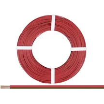 Donau Elektronik 218-080 Litze 2 x 0.14 mm2 Rot-Braun 50 m