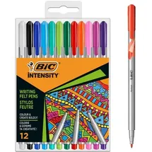 BIC Intensity Filzstifte 964893 Sortiert 12 Stück