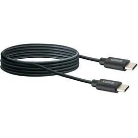 Schwaiger Sync und Ladekabel 2 m USB C, schwarz