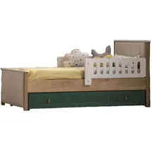 xlmoebel Jugendbett Stilvoll 90 x 190 cm Holz braun
