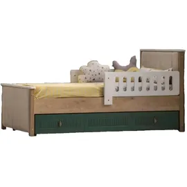 xlmoebel Jugendbett Stilvoll 90 x 190 cm Holz braun