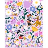 KOMAR Vlies Fototapete Disney Mickey und Minnie Mouse Botanical Spring Bunt