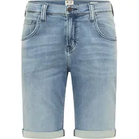 Mustang Chicago Shorts aus Stretch Denim in Hellblau-W34