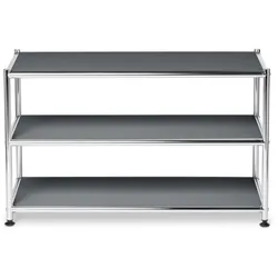 Tchibo - Couchtisch Metall »Cn3« - 77x40x46,5cm - chrom - Stahl / Kunststoff / Kunststoff