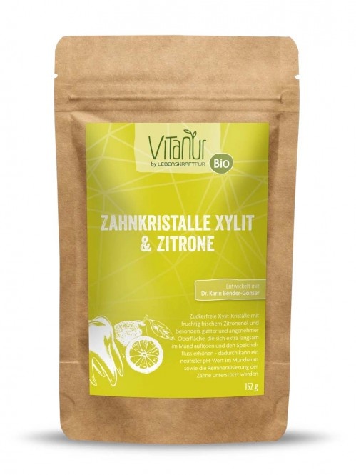 Lebenskraftpur Zahnkristalle Xylit & Zitrone (40St)