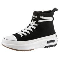 Dockers Sneaker, High Top-Sneaker, Freizeitschuh, Schnürboots mit Plateausohle, Gr. 36, schwarz, , 45876325-36