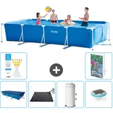 Rechteckiger Frame Pool - 450x220x84 Cm - 7-teilig  S76