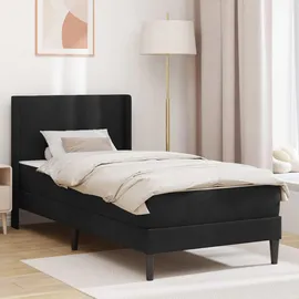 vidaXL 90 x 200 cm Schwarz