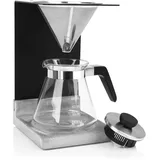 BEEM Kaffeebereiter Set Pour Over Beton 500ml schwarz/Edelstahl