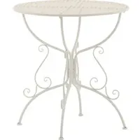 CLP Amanda Gartentisch Ø 70 x 74 cm weiß